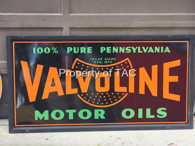 Valvoline Motor Oils "100% Pure Pennsylvania Metal Sign
