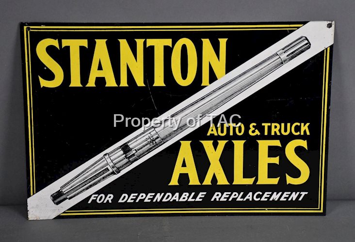 Stanton Auto & Truck Axles Metal Sign