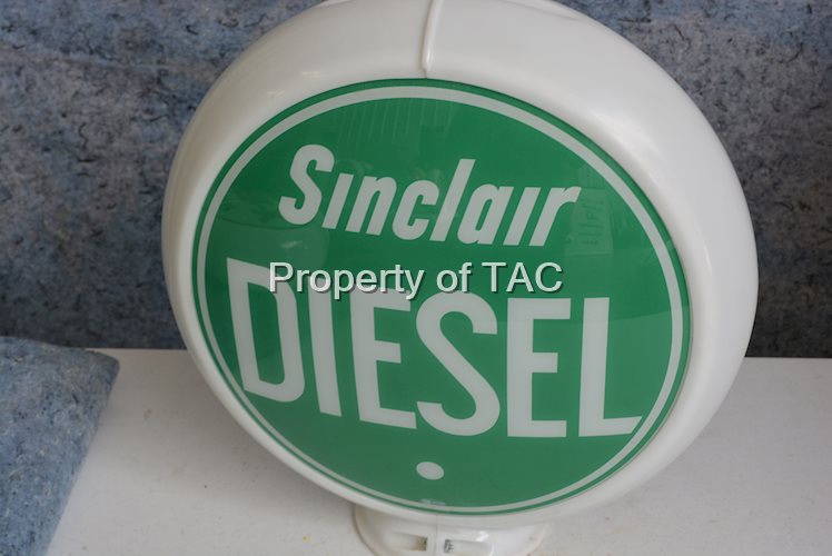 Sinclair Diesel (slant letters) 13.5" Single Globe Lens