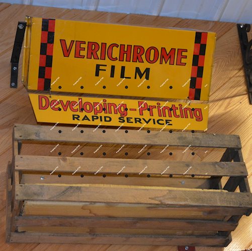 Kodak Verichrome Film Developing-Printing Rapid Service metal sign