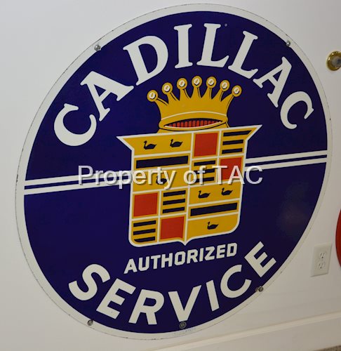 Cadillac Authorized Service with logo,