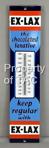 EX- Lax Keep "Regular" With Porcelain Thermometer