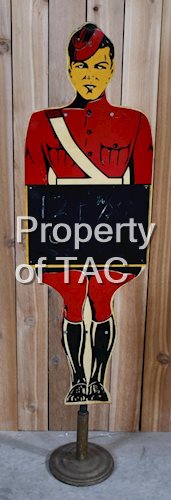 Crossing Guard Chalk Board Metal Sign