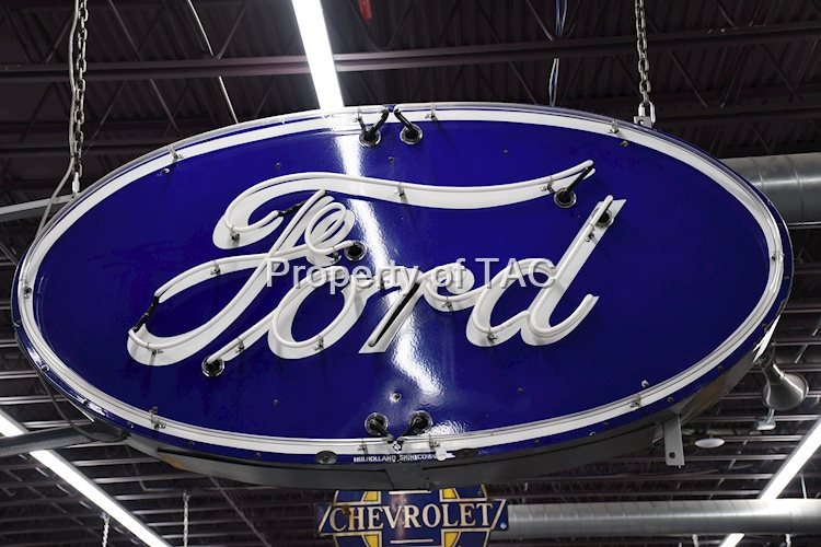 Ford Oval Neon Porcelain Sign