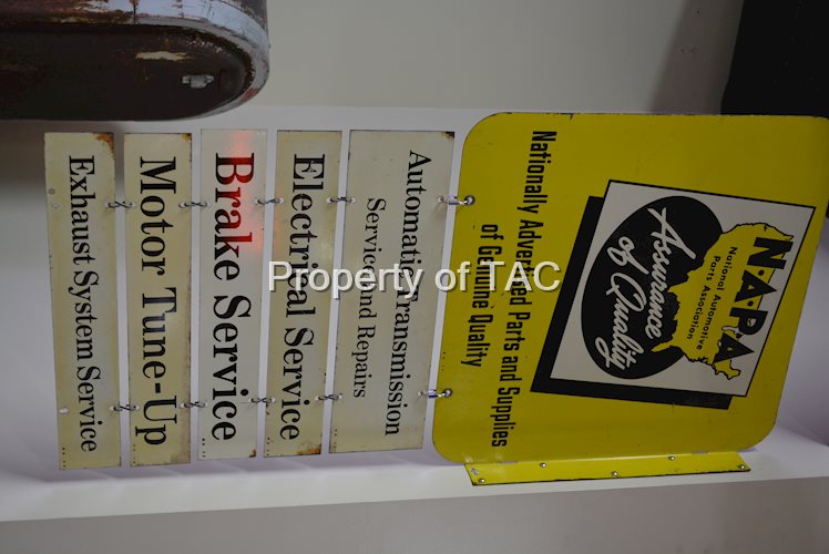 NAPA "Assurance of Quality" Metal Sign