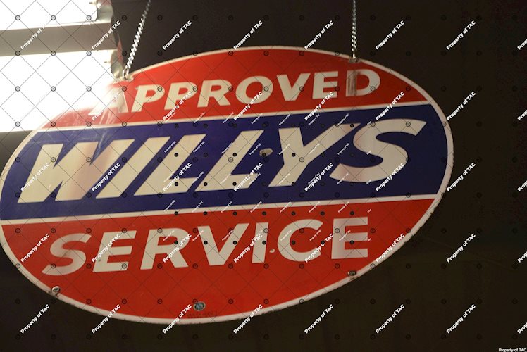 Approved Willys Service Sign