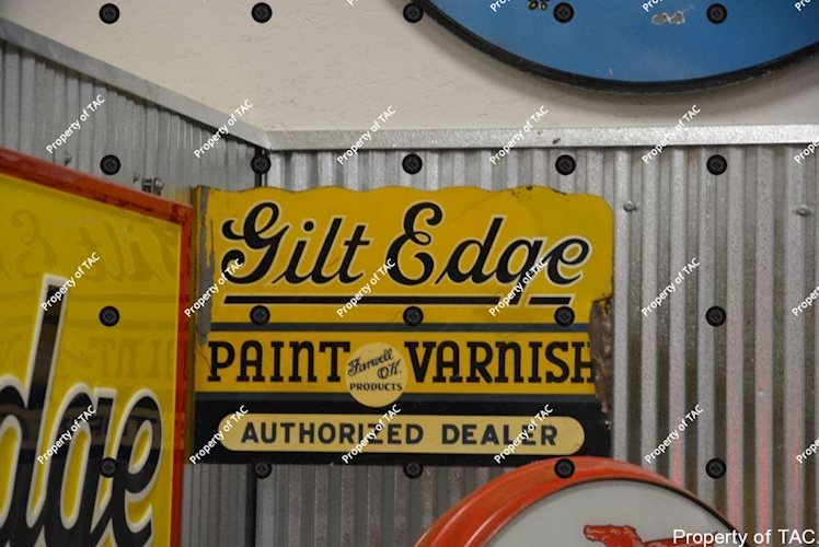 Gilt Edge Paint Varnish sign