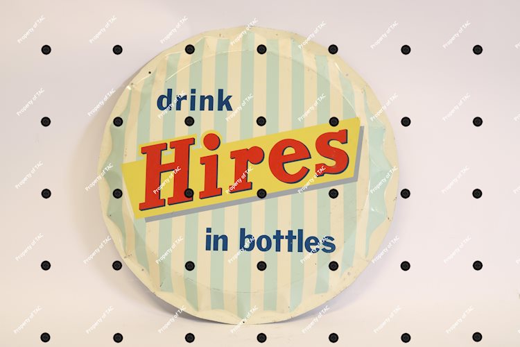 Drink Hires in bottle  cap sign