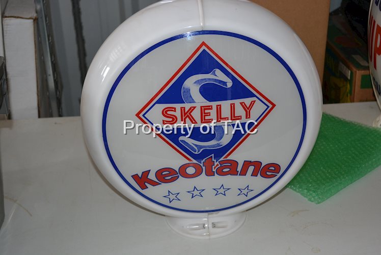 Skelly Keotane (gas) 13.5"D. Single Globe Lens
