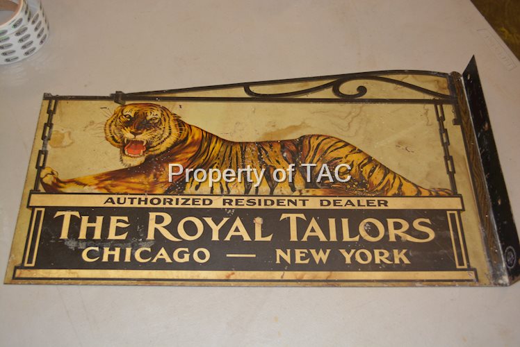 The Royal Tailors "Authorized Resident Dealer" Metal Sign