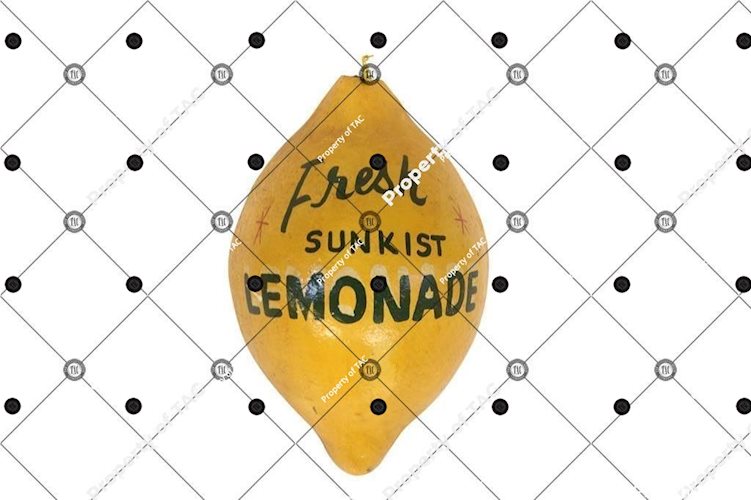 Fresh Sunkist Lemonade Store Display