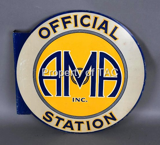 AMA Official Station Metal Flange Sign (TAC)