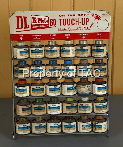 FoMoCo "On The Spot Touch-Up" Paint Display Rack w/Paint