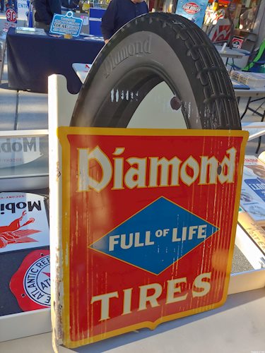 Diamond Tires Full of Life" Sign"