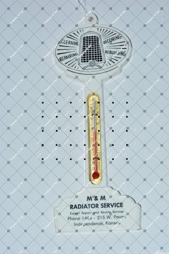 M&M Radiator Service Plastic Pole Thermometer