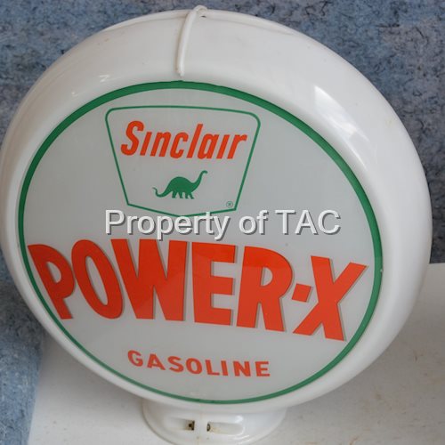 Sinclair w/Dino Power-X Gasoline 13.5" Single Globe Lens