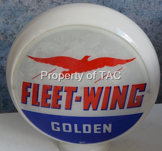 Fleet-Wing Golden w/Bird Logo 13.5" Single Globe Lens