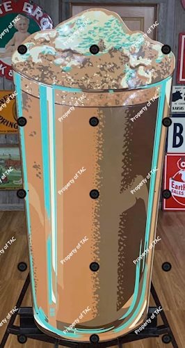 (Coca-Cola) Milk Shake Metal Sign