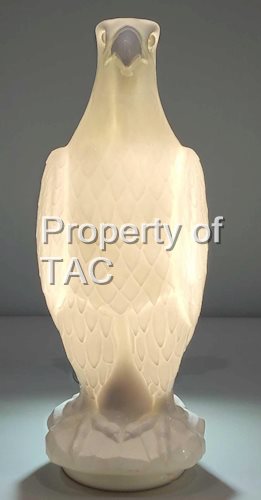 White Eagle (full feather) OPC Milk Glass Globe