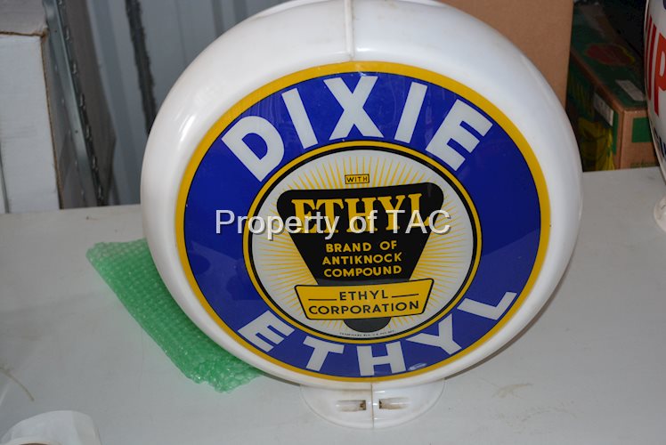 Dixie Ethyl w/Logo 13.5"D. Single Globe Lens