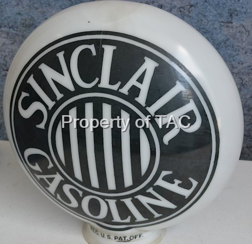 Sinclair Gasoline w/Stripes OPB Milk Glass Globe Body