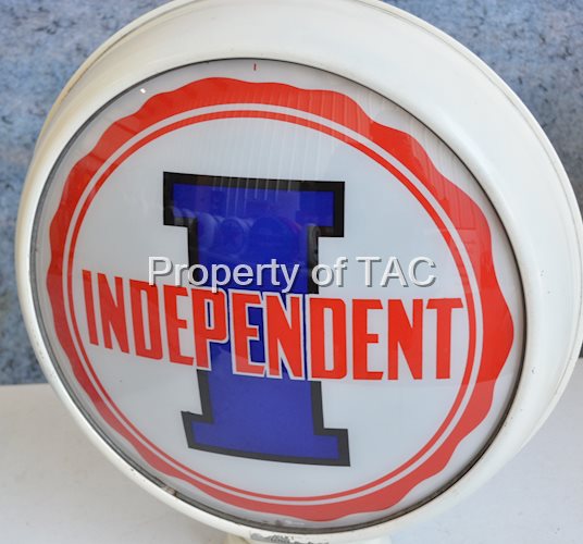 Independent w/Logo 15" Single Globe Lens