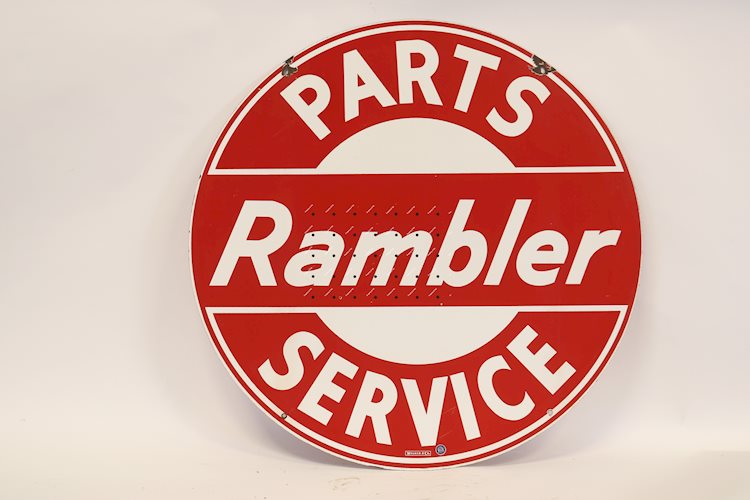 Rambler Parts Service sign