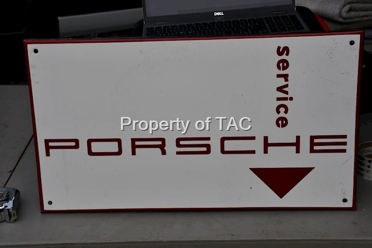 Porsche Service Porcelain Sign