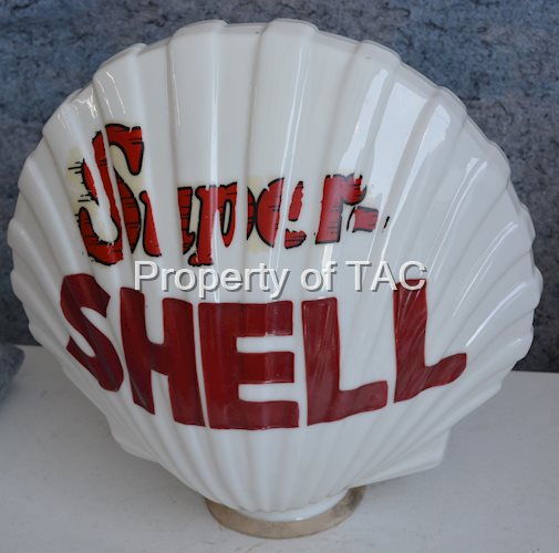 Shell OPC Milk Glass Clam Globe
