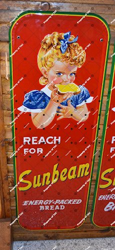 Reach for Sunbeam Energy-Packed Bread w/logo sign
