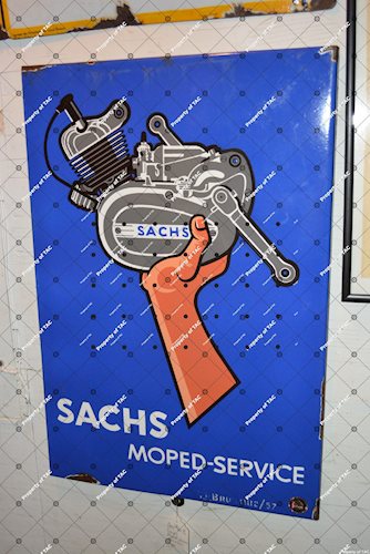 Sachs Moped Service sign
