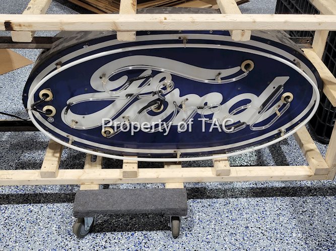 Ford Double Sided Porcelain Neon Sign