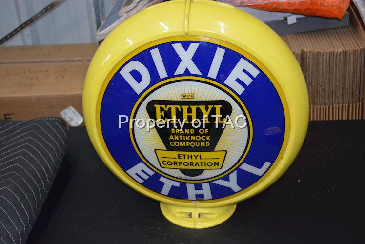 Dixie w/Ethyl Logo 13.5" Single Globe Lens