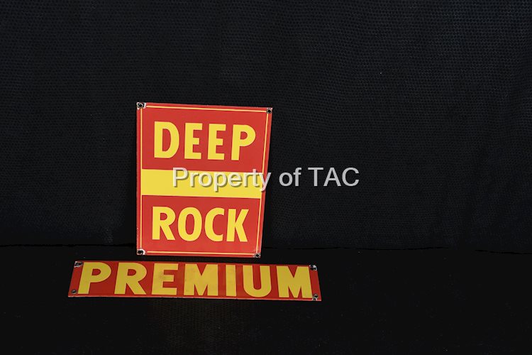 Deep Rock Premium Porcelain Pump Signs