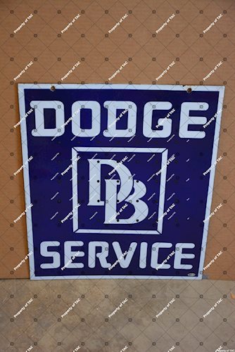 Dodge Service w/DB logo sign