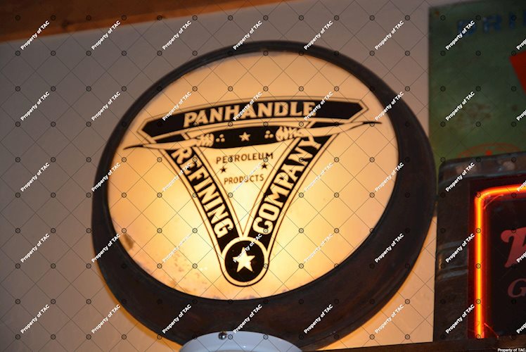 Panhandle Refining Company 15 single globe lens"