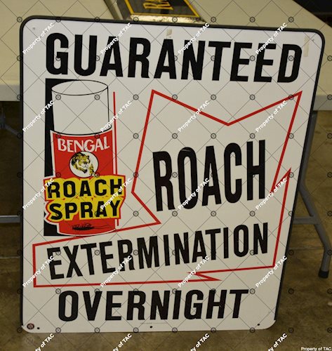 Bengal Roach Spray Sign