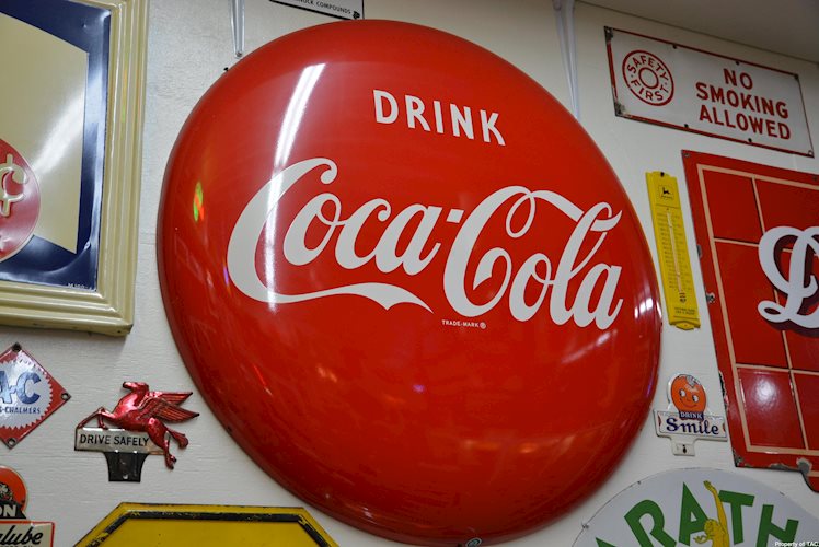 Drink Coca-Cola Sign,