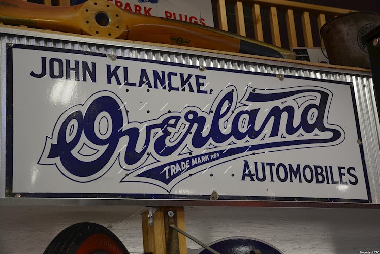 Overland Automobile sign