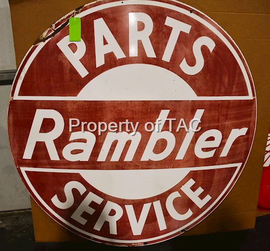 Ramble Parts Service Porcelain Sign (60")