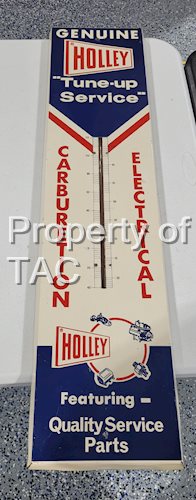 Genuine Holley Tune-up Service Tin Thermometer