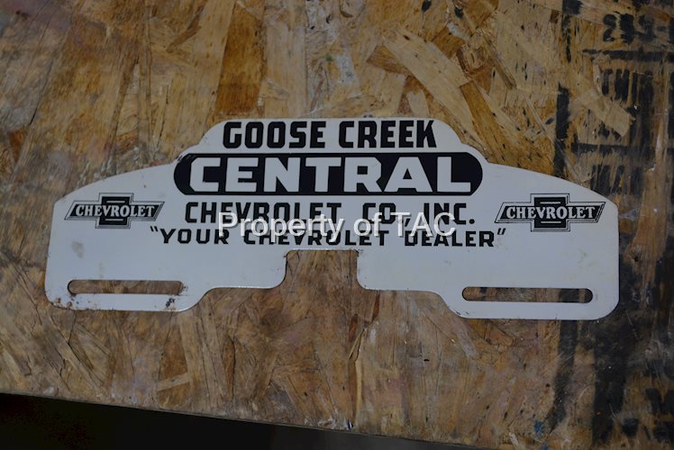 Chevrolet Goose Creek Central License Plate Attachment