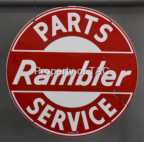 Rambler Parts Service Porcelain Sign