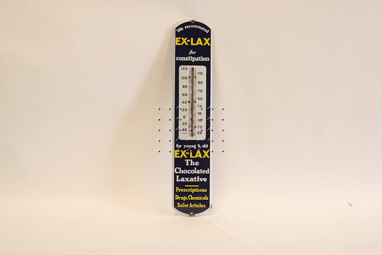 Ex-Lax for Constipation The Chocolate Laxative" thermometer"