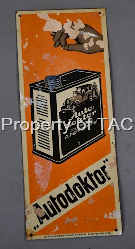 Autodoktor w/Can Image Metal Sign