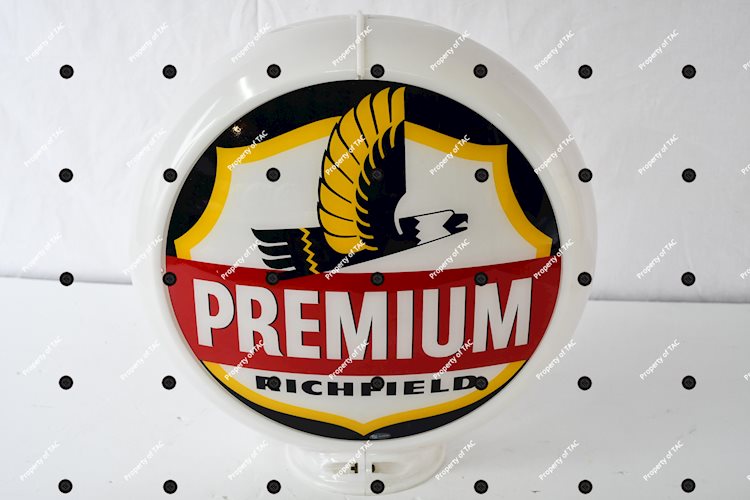 Richfield Premium w/Art Deco logo 13.5D. Globe Lenses"