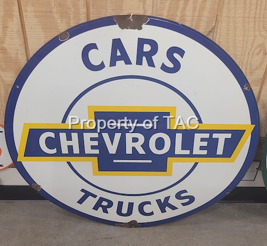 Chevrolet Cars Trucks SSP Porcelain Sign (South Africa)