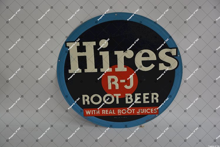 Hires R-J Root Beer tin sign