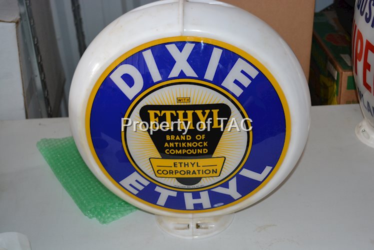Dixie Ethyl w/Logo 13.5"D. Single Globe Lens
