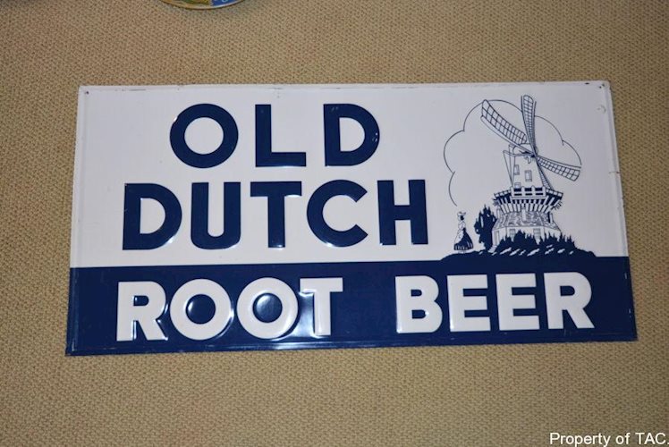 Old Dutch Root Beer sign